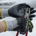 NMSAFETY machiniste gants à impact élevé de protection contre les champs pétrolifères